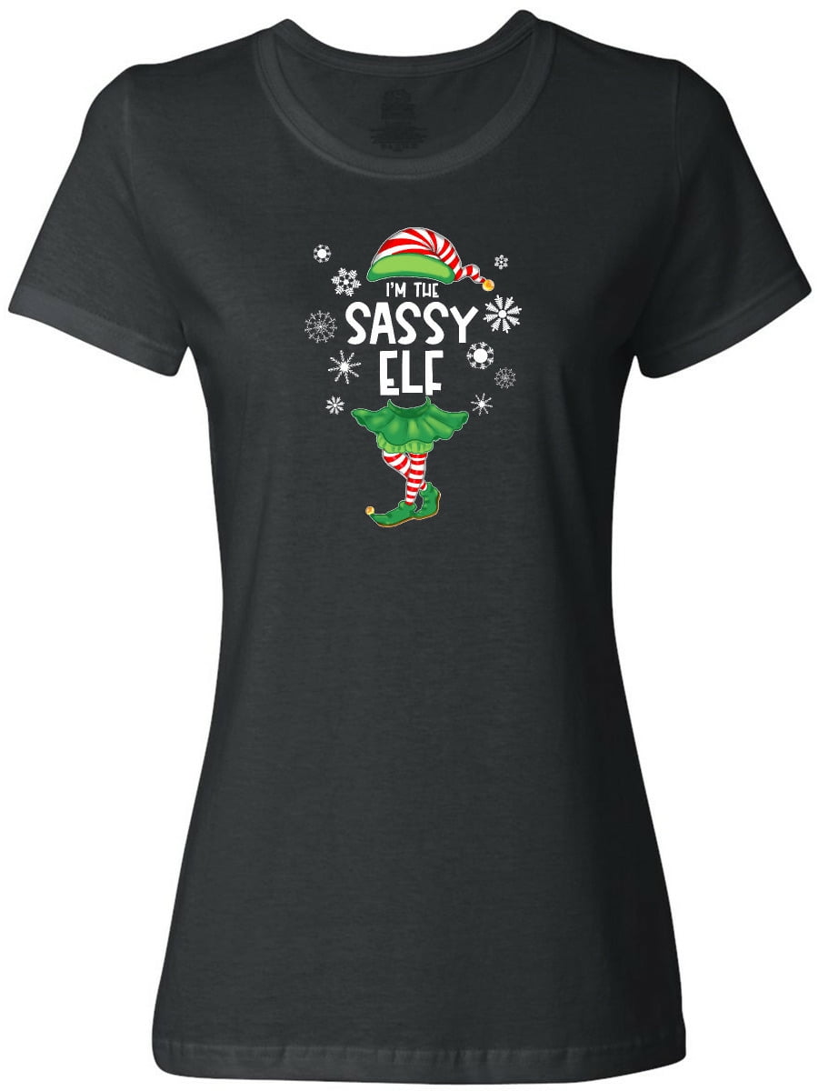 Inktastic Funny Christmas I'm the Sassy 