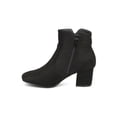 thumbnail image 4 of New Women Refresh Jones-01 Faux Suede Buckled Block Heel Riding Bootie, 4 of 6