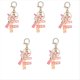 thumbnail image 1 of Colgante Tipo F para Mujer, con Letra Rosa, Cristal Epoxi, A, 1 of 5