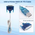 thumbnail image 4 of USB to Printer DB25 25-Pin Parallel Port Cable Adapter, 4 of 4