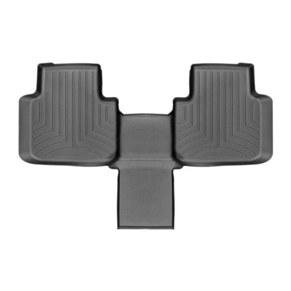 WeatherTech Custom Fit FloorLiners compatible with 2020-2026 VW Atlas - 2nd Row, Black