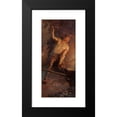 thumbnail image 2 of Jean André Rixens 10x18 Black Modern Framed Museum Art Print Titled - The Fire (1889-1891), 2 of 5