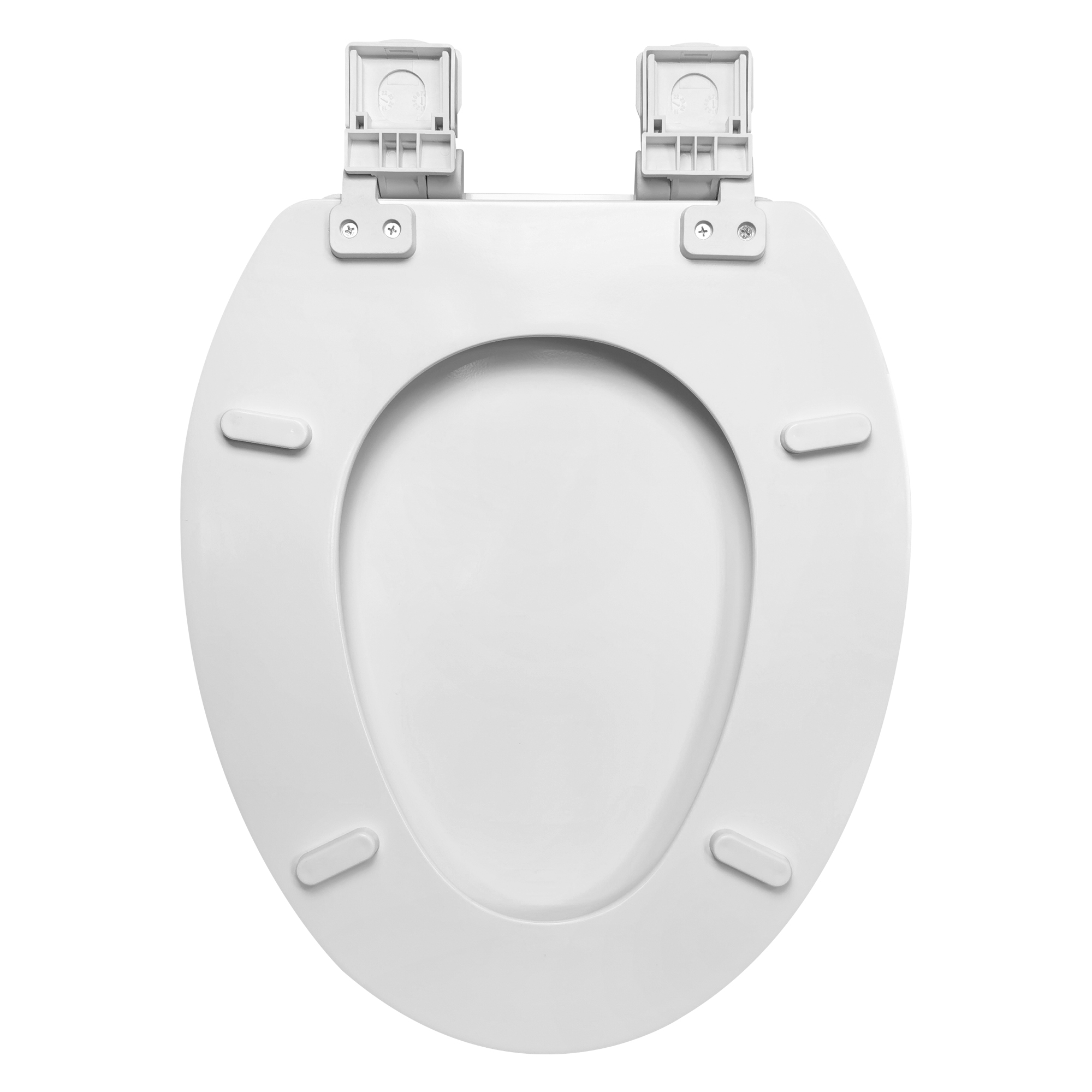 Mainstays Elongated Slow-Close Toilet Seat, White photo 4