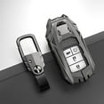 thumbnail image 5 of Compatible Key Fob Cover for For Honda Key Fob Cover, for Honda Accord Civic CRV Pilot Odyssey Special Metal Full Cover with Keychain, 5 of 7