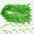 thumbnail image 4 of 50 Pieces Artificial Vine Faux Leaf Layout Props Fake Non-Fade Fake Plants Simulation Rattan Leaves Ornament Decorative Wall Fence Balcony, 4 of 5