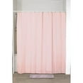 thumbnail image 4 of Light Pink Extra Long Waterproof Shower Curtain Liner 71x79 Inches, 4 of 8