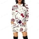 thumbnail image 4 of Sudadera con capucha para mujer, con estampado de HELLO KITTY, sudadera con capucha de manga larga de marca, sudaderas casuales elegantes y lindas para mujer, sudaderas con capucha, vestido de otoño, 4 of 5
