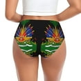 thumbnail image 2 of Women's Haiti Coat Of Arms Hipster Underwear 3D printed Bikini Panties Briefs Small, 2 of 6