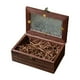 thumbnail image 2 of Caja organizadora de condimentos con 4 compartimentos, tapa, cucharas individuales, portátil, plegable, con estructura metálica. Ideal para la cocina. Gran capacidad y fácil acceso. Para el, 2 of 7