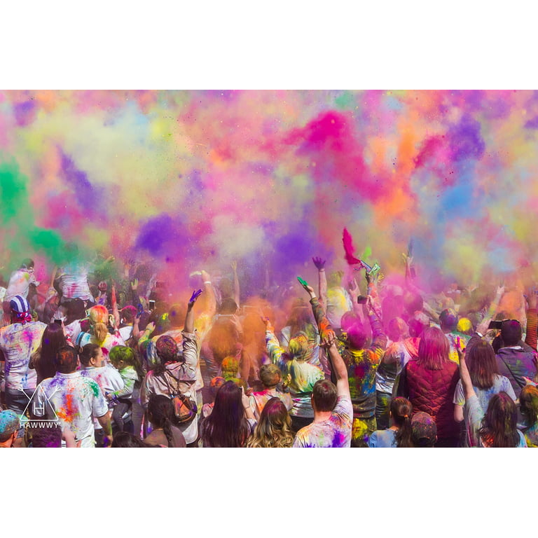 Hawwwy Colorful Powder for Holi Festival, Gender Reveal Powder Colored  Tannerite Surprise Fun Game (Purple 1lb + Teal 1lb) 