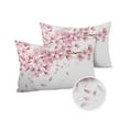 thumbnail image 2 of Spring Pink Sakura Blossom Flowers Outdoor Pillow Covers Waterproof Throw Pillow Cover 20x12in Set of 2,Rectangle Decorative Pillowcases Cushion Case for Patio Sofa Couch,Floral Garden Art on White, 2 of 7