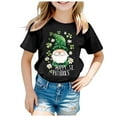 thumbnail image 4 of WEAIXIMIUNG T-Shirt Imprimé à Manches Courtes pour Enfants de la Saint-Patrick, Chemise Décontractée 110, 4 of 4