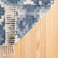 thumbnail image 3 of Dash & Albert Marmara Kilim Handwoven Cotton Rug, 10' x 14', Blue, 3 of 6