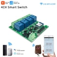 thumbnail image 4 of Youkk eweLink Module Récepteur Switch WiFi Intelligent 4CH 5V 7V-32V 85V 220V 250V Switch Maison+télécommande, 4 of 6