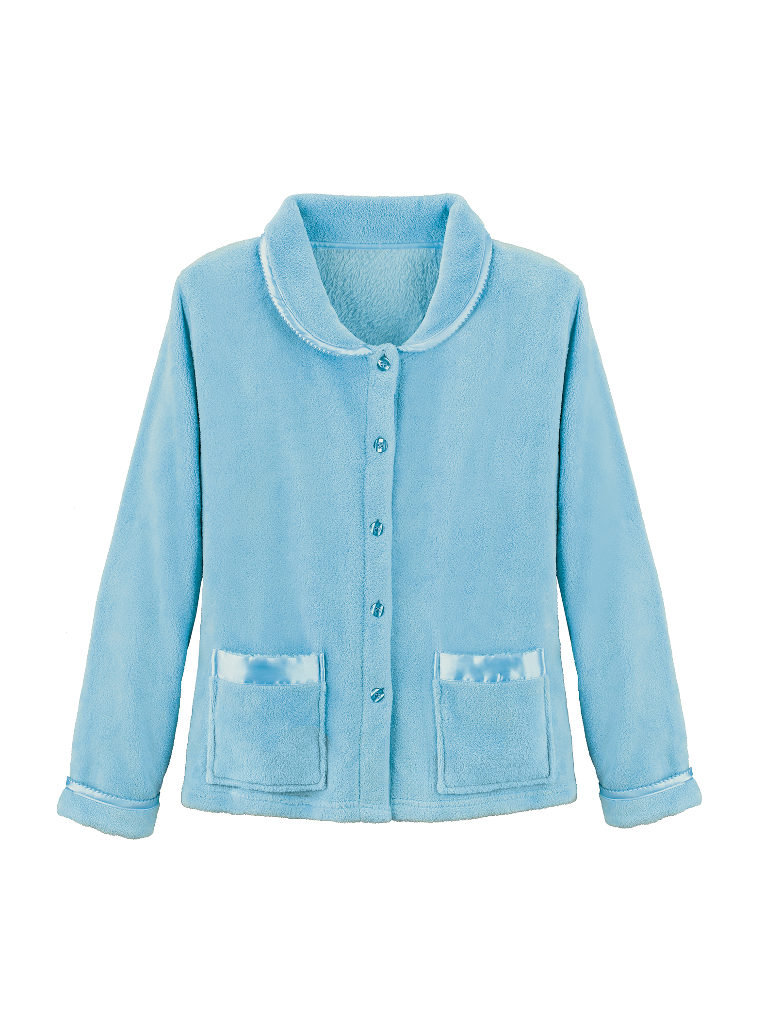 soft fleece bed jacket