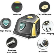 VGR Hair Clippers for Men,Shortcut Self-Haircut Kit, IPX7 waterproof Cordless Head Shaver, Hair Clipper for Men, Cordless Rechargeable Mens Hair Trimmer for Home Use with Curved Blade