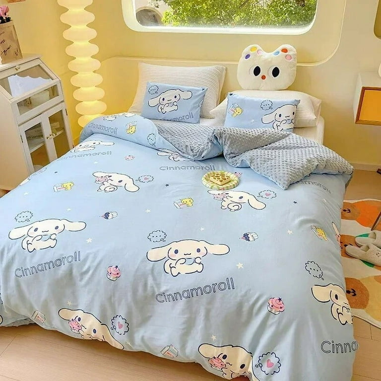 KK Hello Kitty Friends Cartoon Character Print Bedding Sets 30x50cm