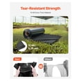 thumbnail image 2 of Plastic Sheeting 10 Mil Heavy Duty 20' x 100', Black Polyethylene Drop Cloth, 2 of 6