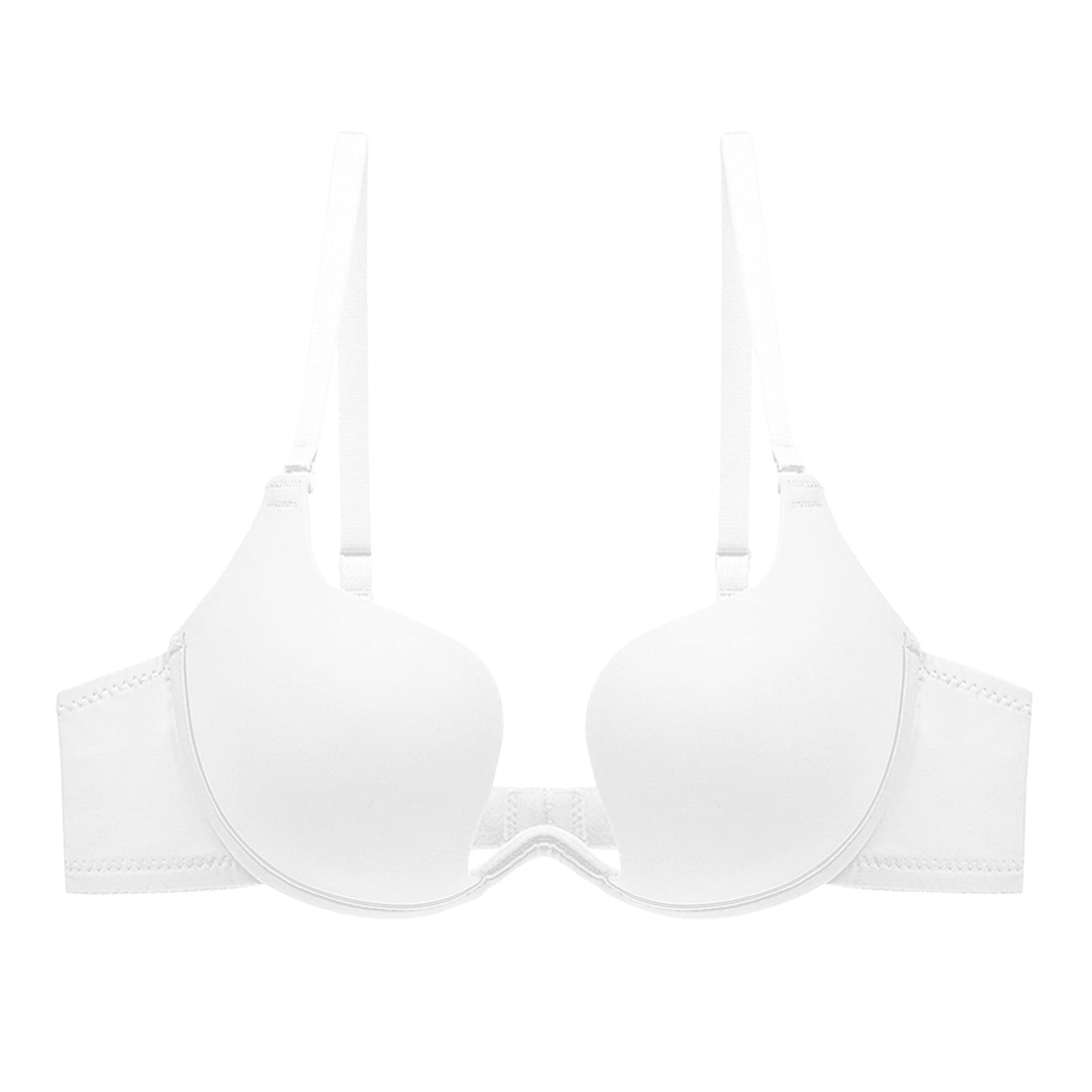 Bazyrey Lingerie for Women V Bra Halter Low Back Padded Convertible Sexy  Push Up Bra White Buy 2 Get 3