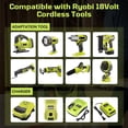 thumbnail image 4 of 2PACK For RYOBI 18V 12.0Ah P108 High Capacity Battery 18Volt Lithium-Ion One Plus, 4 of 7