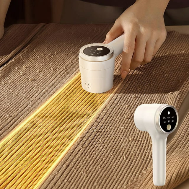 TIMIFIS Tête de Douche Rasoir à Tissu et Anti-Bouloches, Modèle Rechargeable Défroisseur à 3 Vitesses, Fonctionne sur Batterie, Gadgets de Cuisine pour Vêtements
