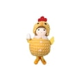 thumbnail image 1 of Regalos de Pascua para las Niñas Chick Hat Pot Belly Girl Colgante de Huevo de Embrague, Decoración de Escena Festiva Rosa de 14x8x6cm para Mesa, Árbol Y Apoyos de Fiesta, 1 of 6