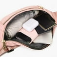 thumbnail image 5 of Stylago Men's Fashion Fanny Pack Travel Waist Bag College Gym Fitness Crossbody Shoulder Purses with Zipper for Outdoor Sports Pink, 5 of 6
