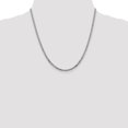thumbnail image 4 of 14K White Gold Curb Chain Styles Necklace 20 inch 2.9 mm Flat Beveled with Lobster Clasp, 4 of 4
