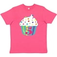 thumbnail image 3 of Inktastic 5th Birthday cupcake Youth T-Shirt, 3 of 5