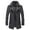 Grey, variant on Men's Thermal Wool Blend Business Peacoat, Single- with Detachable Zipper, Autumn Winter Windbreaker