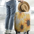 thumbnail image 2 of White Sunflower Pattern Luggage Cover Fashion Suitcase Cover Baggage Covers Fit 25-28 Inch Luggage (Go Travel), 2 of 5