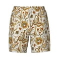 thumbnail image 4 of Lsque Mens Swim Trunks Indian Paisley Pattern - Bathing Suit Compression Liner - Beach Swim Shorts Swimwear - (S-3XL) - Stretch Quick Dry -Medium, 4 of 9