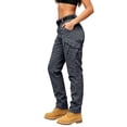 thumbnail image 4 of Women's Flex Stretch Cargo Work Pants Straight Leg Quick Dry Tactical Pants with Pockets Comfy for Outdoor & Hiking 2XL, 4 of 7