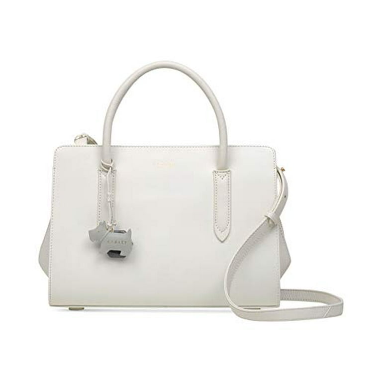 Radley London Liverpool Street Zip top Chalk Leather Tote Walmart