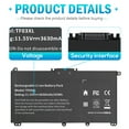 thumbnail image 4 of Battery TF03XL 42Wh For HP Pavilion 15-CD001DS 17-AR007CA 17-AR050WM 920070-855, 4 of 6