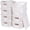 White, variant on 4/8 Pack Stackable Plastic Storage Bins With Lids, 10"x7"x4" Space Saving Closet Desk Dorm Playroom Office Organizer Containers Bonus File Organizer BagPerfect Easter Mother’s Day Housewarming Gift