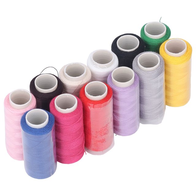 Sewing Thread Sets 12 Colors 250 Yards Polyester Threads For Hand Stitching, Quilting & Sewing Machine DIY Sewing Embroidery