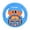 Blue, variant on Dualoai Kids Steering Wheel Toy Sensory Toy Hand Eye Coordination Cute Easy Installation Red