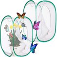 thumbnail image 1 of 2 Piezas Plegable Insecto Mariposa Habitat Jaula Grande Plegable Caterpillar Habitat Pop Up,11 Feliz Sencillez, 1 of 4