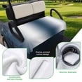 thumbnail image 5 of Golf Cart Seat Covers for 2 Seater,Ombre Dark Blue Microfiber Cart Seat Towel Blanket,Gradient White Abstract Minimalist Stripe Absorbent NonSlip Bench Seats Protector for Golf Course 51"x31", 5 of 9