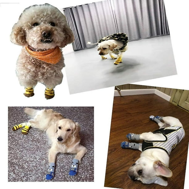 Anti-slip Dog Socks Traction Control Cotton Breathable Paw Protectors 