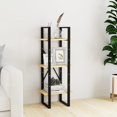 thumbnail image 1 of vidaXL 3-Tier Book Cabinet 40x30x105 cm Solid Pinewood, 1 of 5