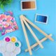 thumbnail image 4 of 10PCS Wood Easels, 9 Inches Tabletop Easels, Tripod, for Painting, 4 of 5