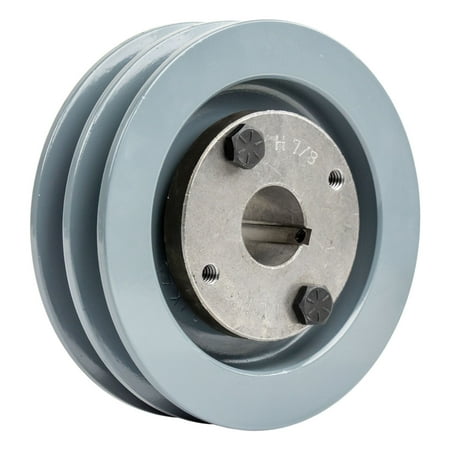 Heavy Duty Cast Iron Pulleys - 2 Piece Cast Iron 4.5