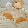 thumbnail image 5 of Summer Pillow Covers 18x18 Inch Set of 2, Yellow Sunshine Decorations Outdoor Throw Pillows Boho Summer Sun Sunrise Pillowcase Linen Decor Cute Modern Farmhouse Cushion Case for Home Bedroom, 5 of 6