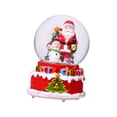 thumbnail image 3 of Bolas de nieve musicales navideñas Bolas de nieve navideñas Adorno LED Nieve navideña Estilo B, 3 of 9