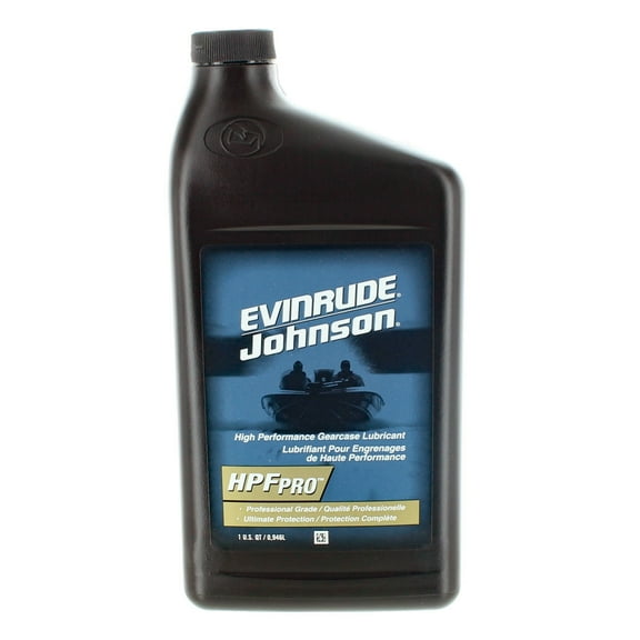 OMC Johnson Evinrude HPF Pro Gearcase Lube Gear Oil, 32 fl oz