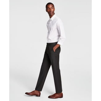 slim fit dress slacks Blue Performance Slim Fit Suit Pants