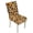 Sunflower Leopard, variant on TSOVTHRID Colorful Tie Dye Print Quilted Dining Chair Covers, Stretch Removable Chair Cushion Slipcovers with Elastic Band, Seat Covers for Dining Room, Kitchen, Set of 1