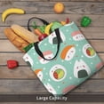 thumbnail image 6 of Xecao Kawaii Sushi for Tote Bag: spacious with inner pockets, ideal for work, shopping, or travel., 6 of 9